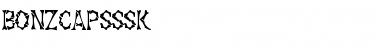 Download BonzCapsSSK Regular Font Title Preview