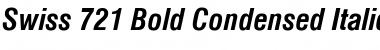 Download Swis721 Cn BT Bold Italic Font