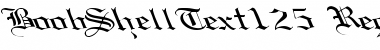 Download BoobShellText125 Regular Font Title Preview