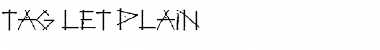 Download Tag LET Plain Font Title Preview