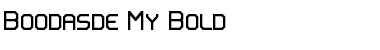 Download Boodas.de | My | Bold Bold Font Title Preview