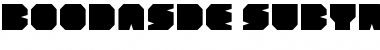 Download BOODAS.DE | Subtract Regular Font Title Preview
