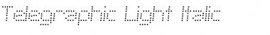 Download Telegraphic Light Italic Font Title Preview