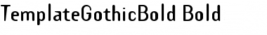 Download TemplateGothicBold Bold Font Title Preview