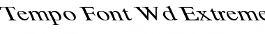 Download Tempo Font Wd Extreme Lefti Regular Font Title Preview
