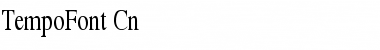 Download TempoFont Cn Regular Font Title Preview