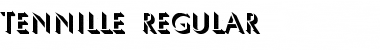 Download TENNILLE Regular Font Title Preview