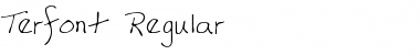 Download Terfont Regular Font Title Preview
