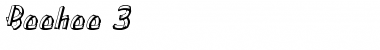 Download Boohoo 3 Italic Font Title Preview