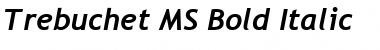 Download Trebuchet MS Bold Italic Font