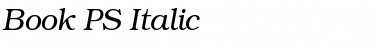 Download Book-PS Italic Font Title Preview