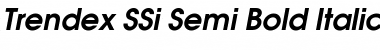 Download Trendex SSi Semi Bold Italic Font