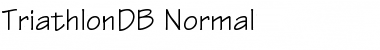 Download TriathlonDB Normal Font