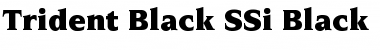 Download Trident Black SSi Font