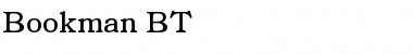Download Bookman Roman Font Title Preview