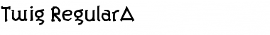 Download Twig RegularA Font Title Preview