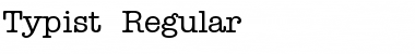 Download Typist normal Font Title Preview