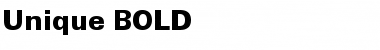 Download Unique BOLD Font Title Preview