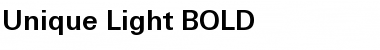 Download Unique Light BOLD Font Title Preview