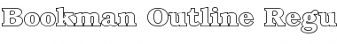 Download Bookman Outline Regular Font Title Preview