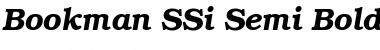 Download Bookman SSi Semi Bold Italic Font Title Preview