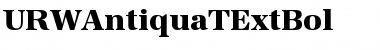 Download URWAntiquaTExtBol Regular Font