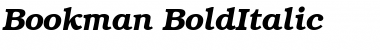 Download Bookman BoldItalic Font Title Preview