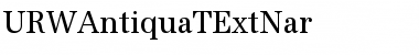Download URWAntiquaTExtNar Regular Font
