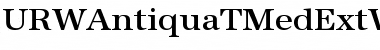Download URWAntiquaTMedExtWid Regular Font