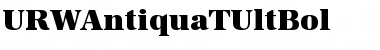 Download URWAntiquaTUltBol Regular Font