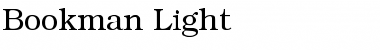 Download Bookman-Light Regular Font Title Preview