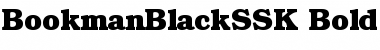 Download BookmanBlackSSK Bold Font Title Preview