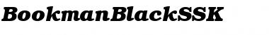 Download BookmanBlackSSK Regular Font Title Preview