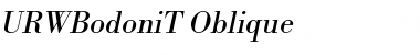 Download URWBodoniT Oblique Font