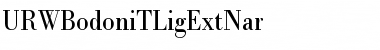 Download URWBodoniTLigExtNar Regular Font