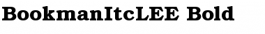 Download BookmanItcLEE Bold Font Title Preview