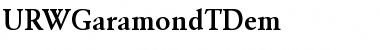 Download URWGaramondTDem Regular Font