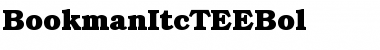 Download BookmanItcTEEBol Regular Font Title Preview