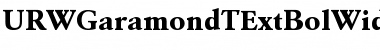 Download URWGaramondTExtBolWid Regular Font