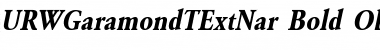 Download URWGaramondTExtNar Font