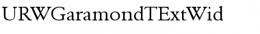 Download URWGaramondTExtWid Font