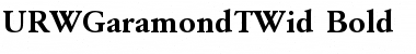 Download URWGaramondTWid Bold Font