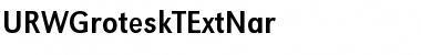 Download URWGroteskTExtNar Font