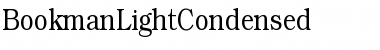 Download BookmanLightCondensed Regular Font Title Preview