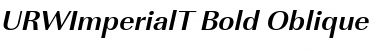 Download URWImperialT Bold Oblique Font