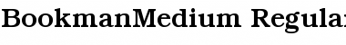 Download BookmanMedium Regular Font Title Preview
