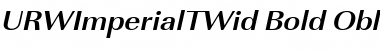 Download URWImperialTWid Bold Oblique Font