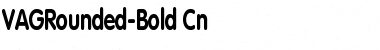 Download VAGRounded-Bold Cn Regular Font
