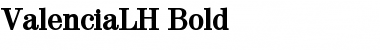 Download ValenciaLH Bold Font