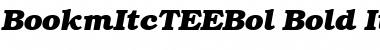 Download BookmItcTEEBol Bold Italic Font Title Preview